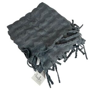 HADLEY WREN Grey Super Soft Textured Scarf